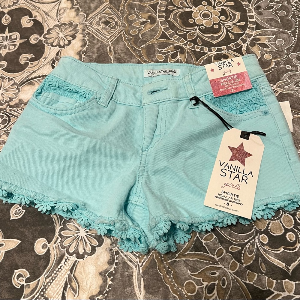 Girls Vanilla Star Shorts